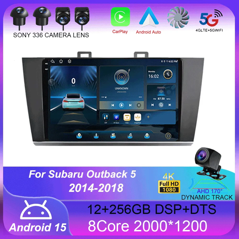 

Android 15 For Subaru Outback 5 2014 - 2018 Legacy 6 2014 - 2017 Car Radio Multimedia Video Player Navigation stereo GPS