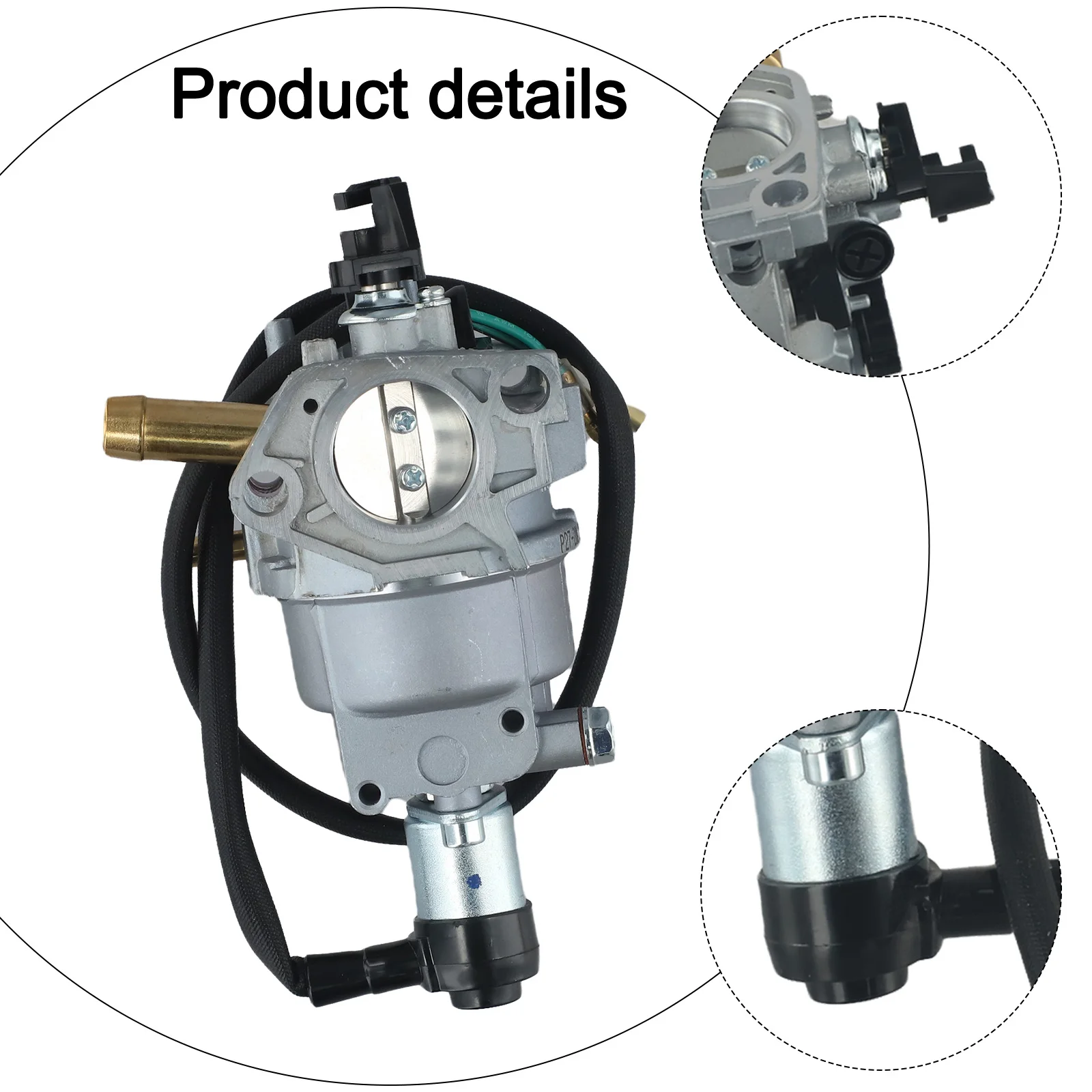 

Карбюратор, карбюратор, совместимый с генератором Firman T07573 Tri Fuel, 9400 Вт, 439 куб.см, велосипед для бездорожья, алюминиевый цинковый сплав