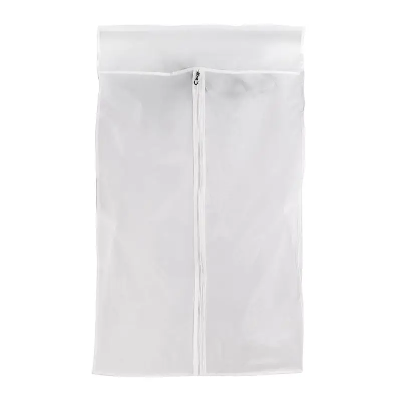 AEE4-1PCS Clothing Rack Dust Cover Clothes Hanging Bag Enclosed Clothes Rack Floor Hanger Cover Wardrobe Storage Cover
