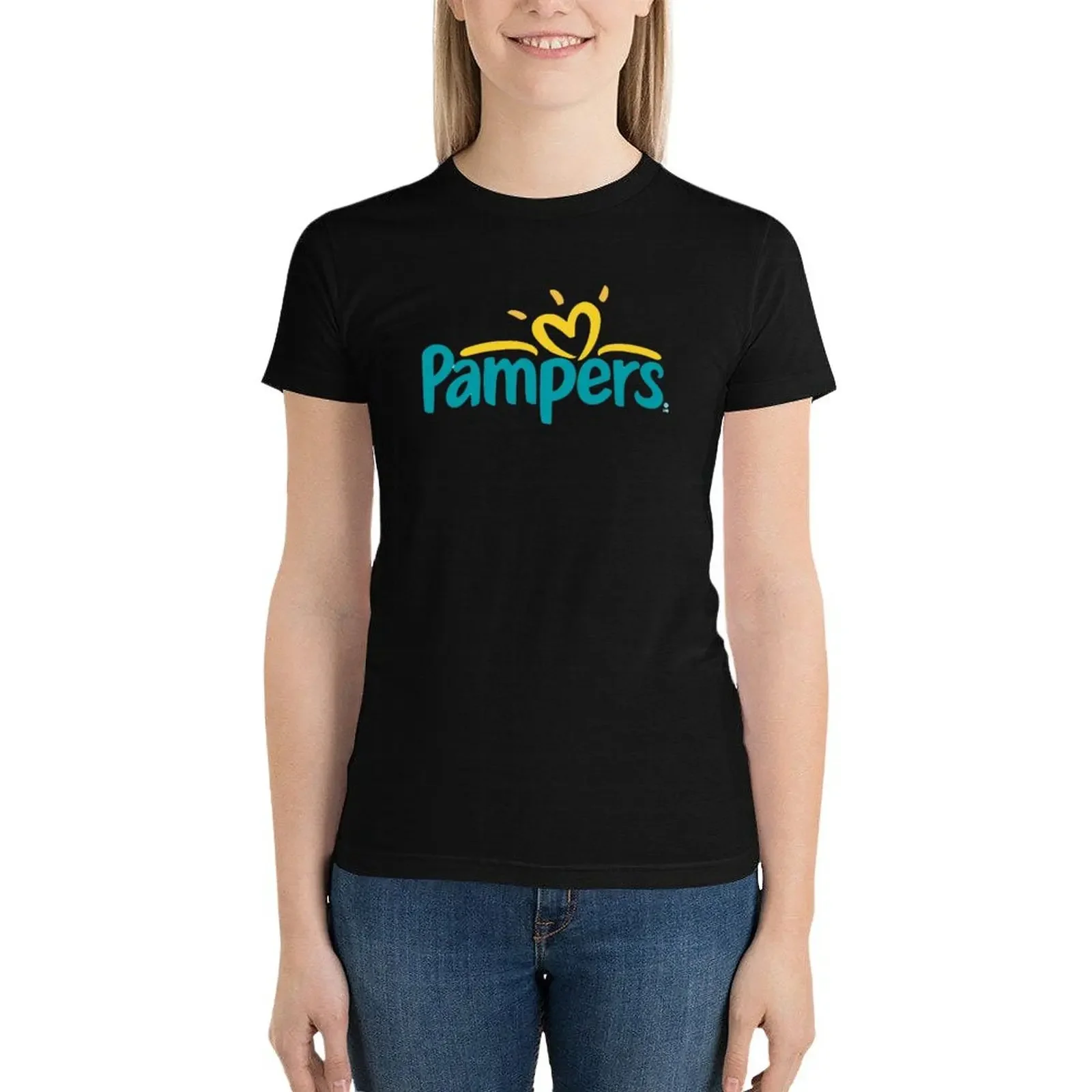 Pampers For Fans T-Shirt lady clothes shirts graphic tees Womens clothing