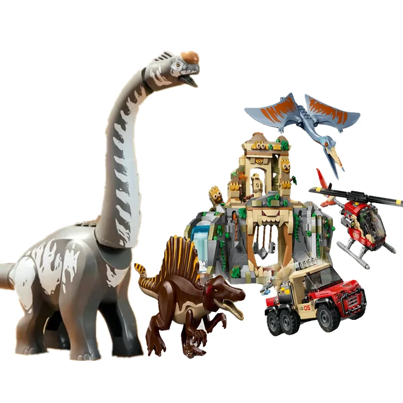 

Dinosaur Series Titan Dragon Model Spinosaurus and Fengshen Pterodactyl Air Mission Compatible Bricks Sets Children's Toys Gifts