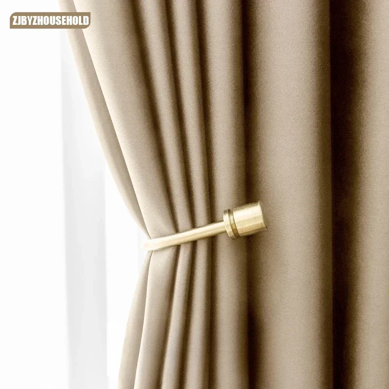 

Nordic Minimalist Modern Customized Light Luxury Curtains for Living Dining Room Bedroom Customized Blackout Curtains