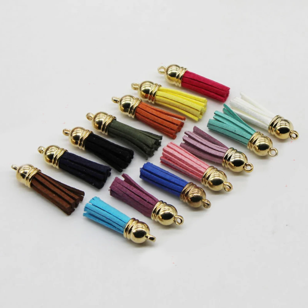 

50pcs Tassel Pendant Accessories Diy Jewelry Craft Materials Fashion Keychain Phone Decor Multi-Purpose Hanging Ornaments For