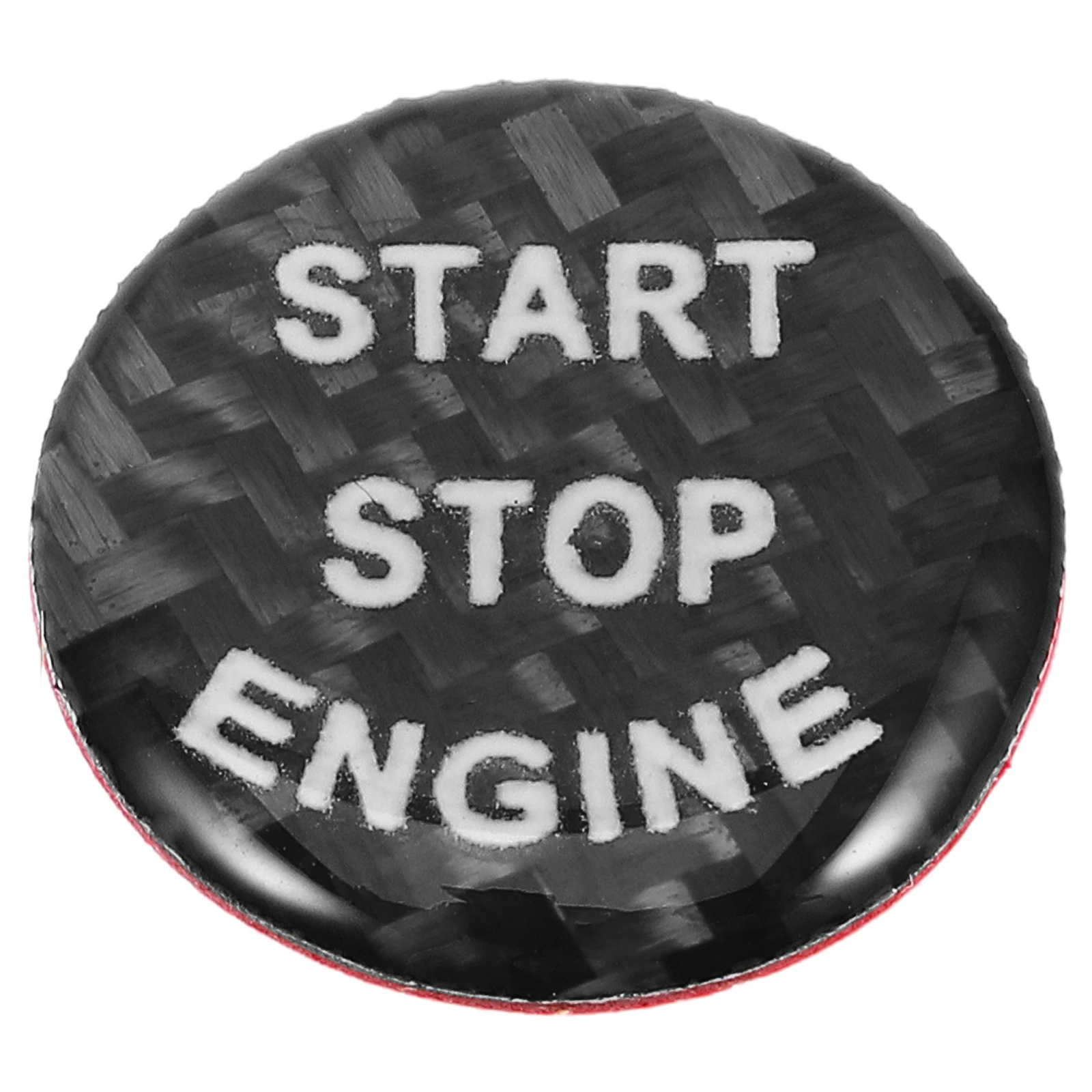 

One-Button 21Mm Plastic Push Sticker Protective Cover For Ignition Switch Interior Accessories Car Engine Start Stop Button