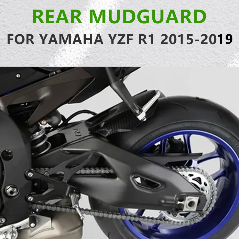 for Yamaha YZFR1 YZF R1 2015 2016 2017 2018 2019 Motorcycle Rear Mudguard Rear Tire Cleat Splash Fender Guard Fairing