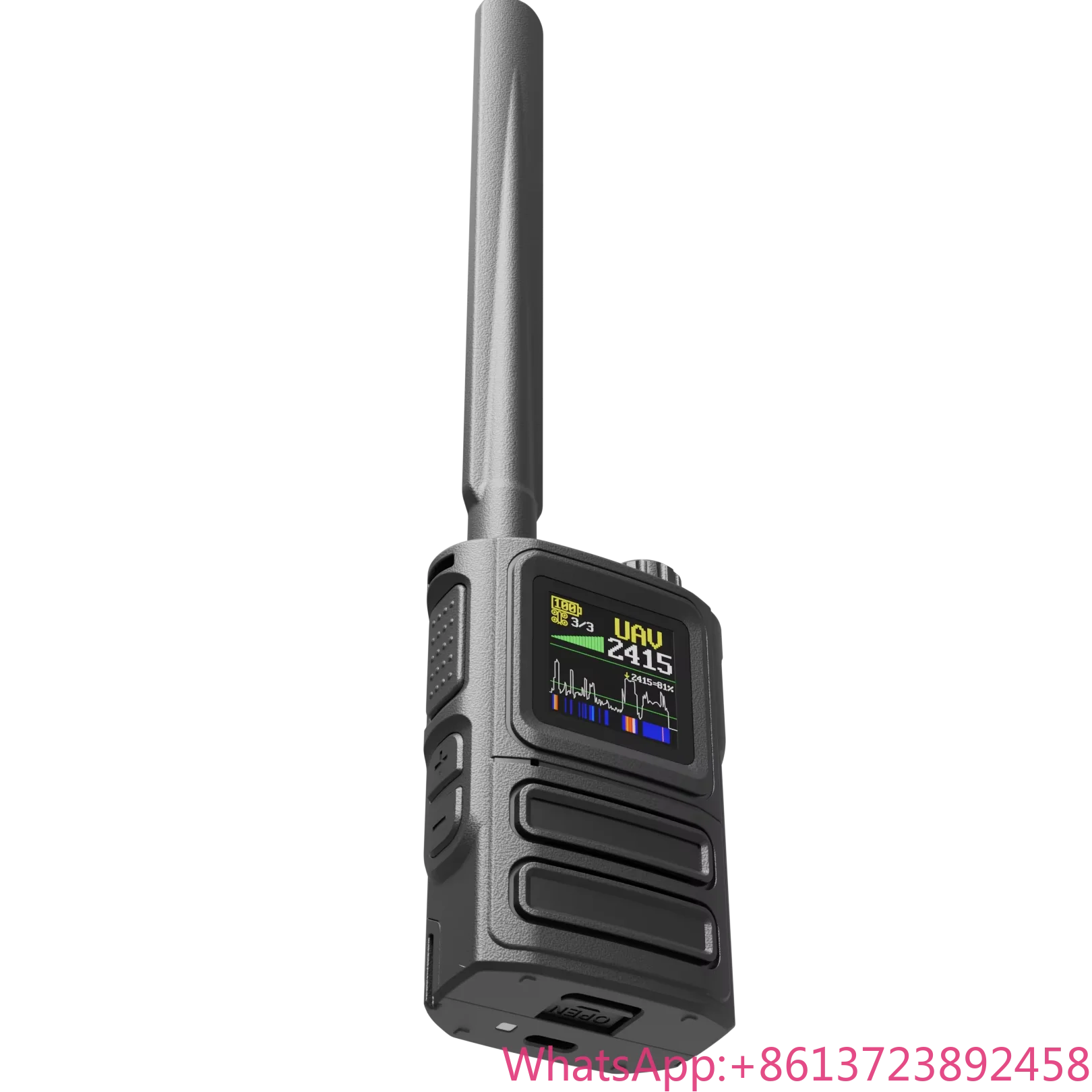 

Skydroid S10 Professional Handheld Drone Alarmer Ultra-wide Detection Range up to 1 km Used Electronics 300M-6GHz