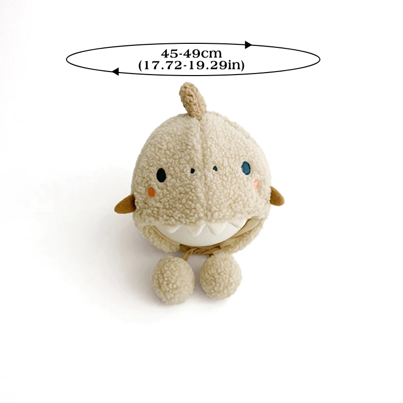 การ์ตูนเด็กตุ๊กตาป้องกันหูหมวก Anti-Cold เด็กวัยหัดเดิน Earmuffs หมวก Windproof WARM เด็กหมวก Bonnet หมวกฤดูหนาว 1-2Year