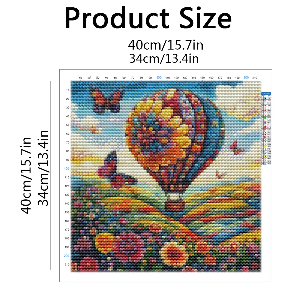 Çapraz Nakış Seti Sıcak Hava B - Embroidery Guide Paper incelemesi ve fiyatı