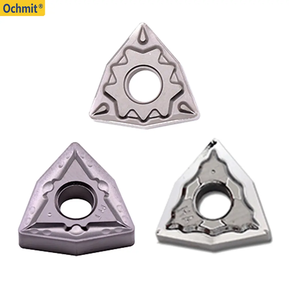 Ochmit 10PCS  WNMG  080404  080408  080412  Carbide Inserts Steel Titanium Alloy Metal Parts CNC Cutting Plates