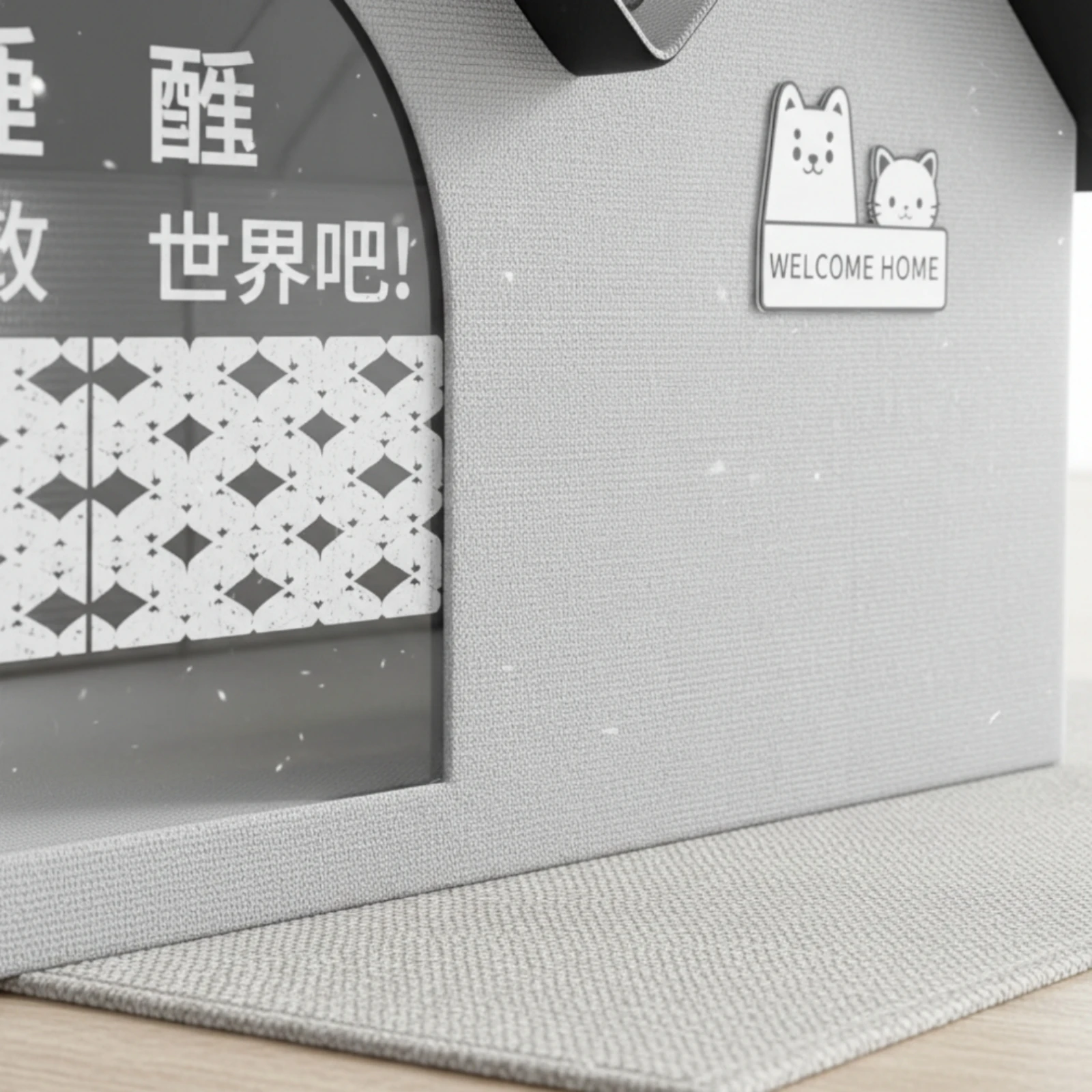 Pet Cooling House Wear-Resistant Pet House with Ice Boxes Portable Breathable for Cats, Indoor