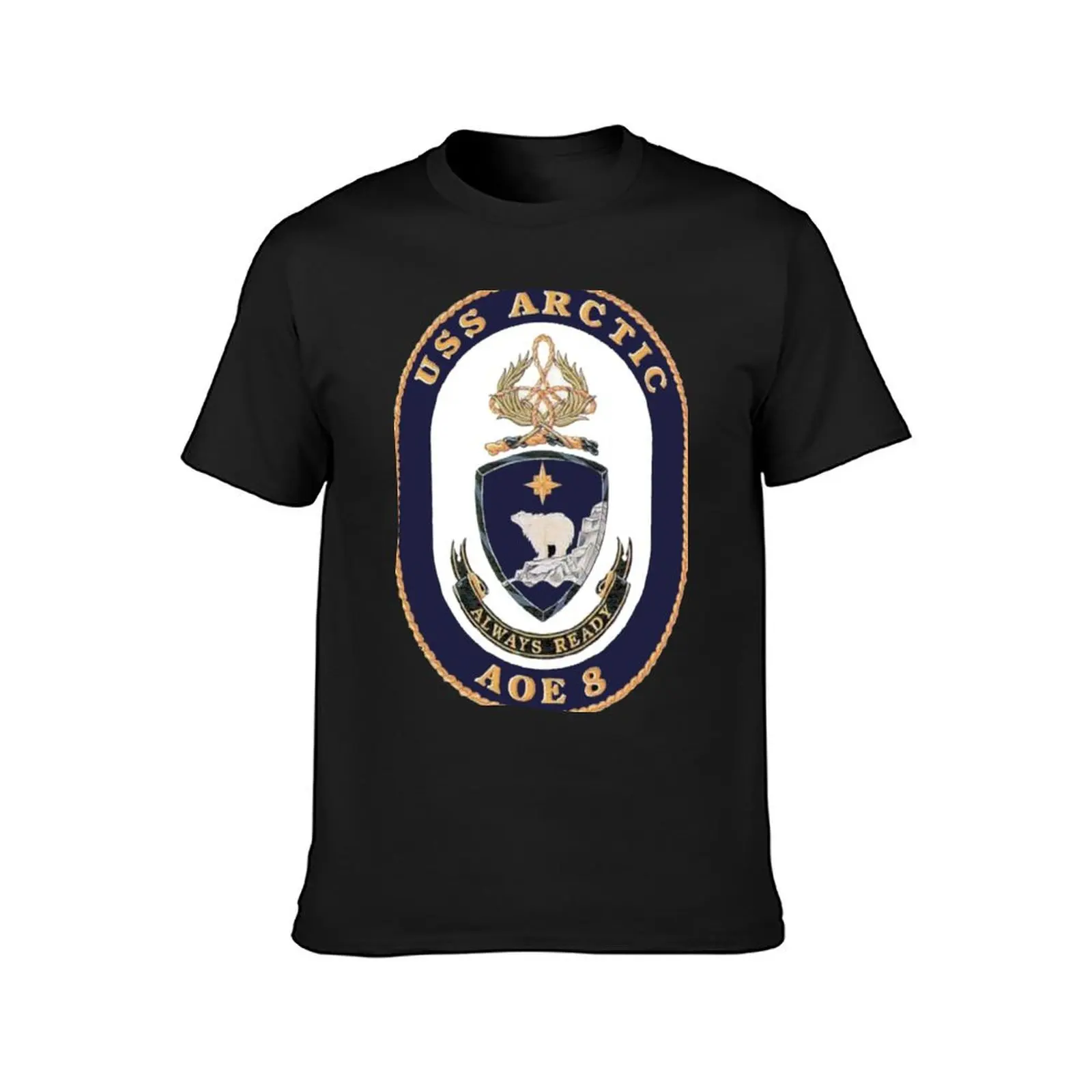 AOE-8 USS (USNS) Arctic T-Shirt summer clothes Aesthetic clothing clothes for men