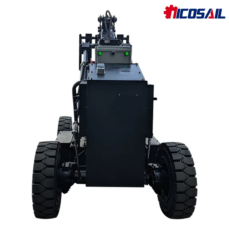 Chinese Factory Electric Pallet Forklift Stacker Electric All Terrain Forklift Portable Small Cargo Electric Tank Forklift