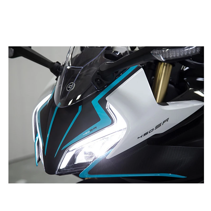 For CFMOTO 450SR 450 SR Motorcycle Reflective Front Fairing Side Stickers Decals Stripe Decal Accessories