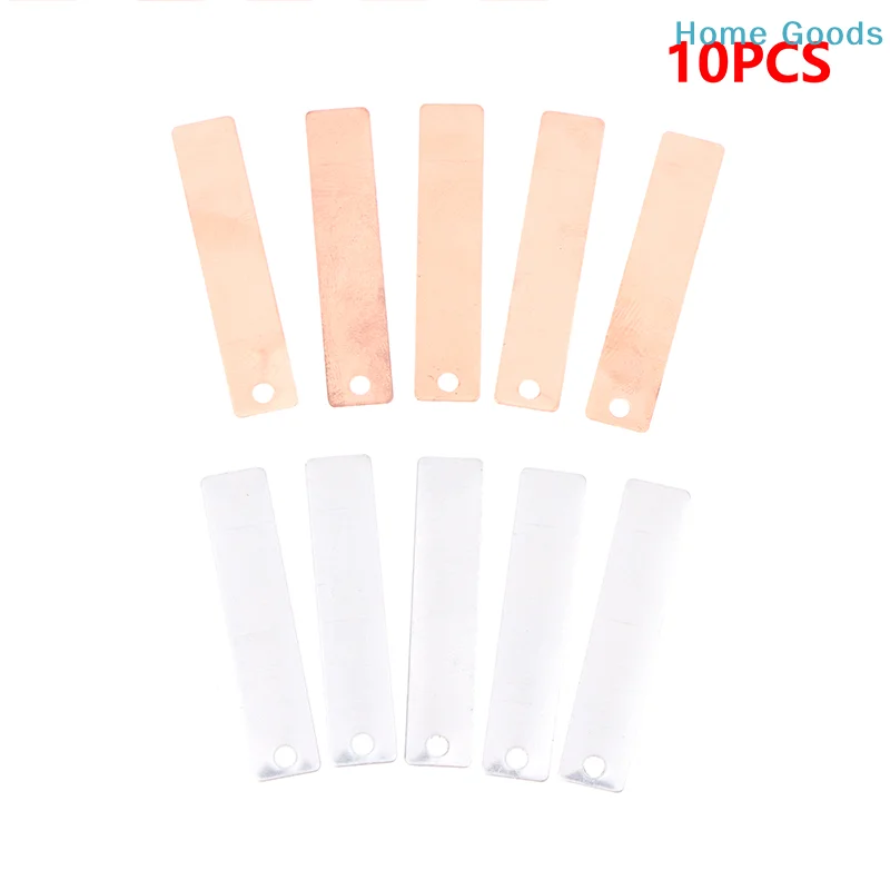 preferred10 PCS Copper Sheet Zinc Electrode Strip Anode For Electroplating Plate DIY Fruit Materials Consumables Stripsproduct