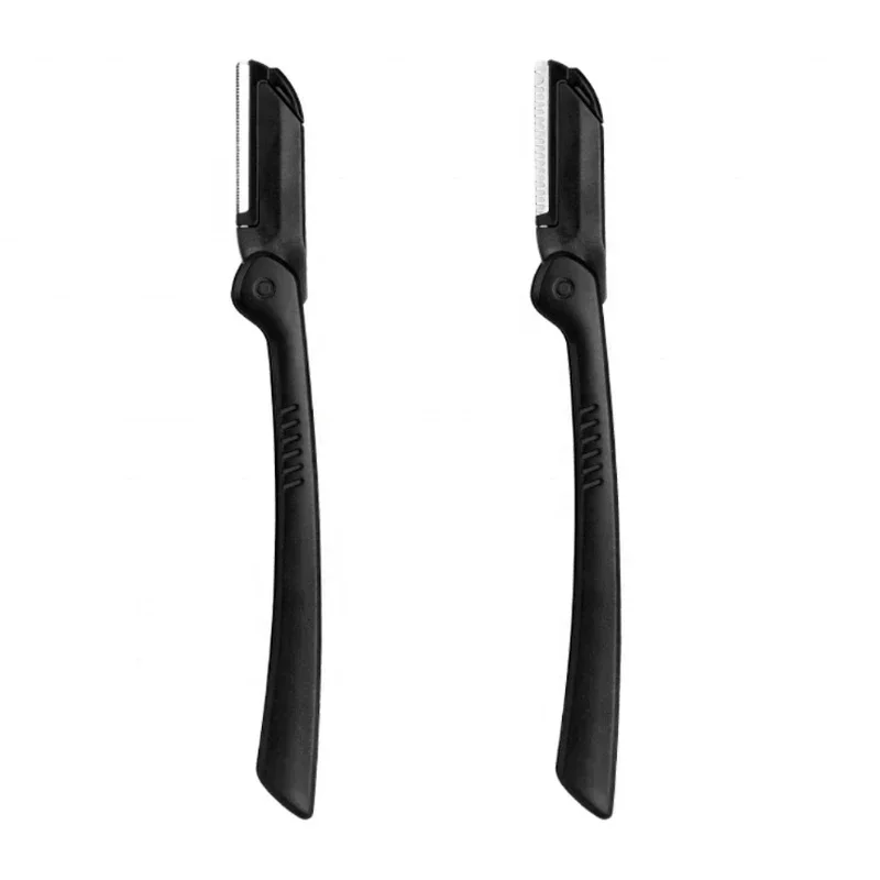 Rasoio portatile per il viso, Rasoio di sicurezza, Rasoio con lama per rasoio per sopracciglia, Frese per depilazione per trucco donna, Strumenti per l'epilazione delle sopracciglia,