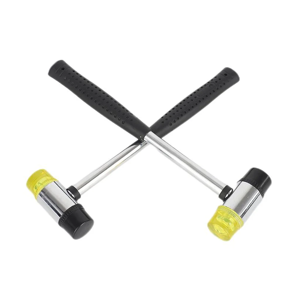 Round-headed Elastic Rubber Hammer Household Multifunctional Detachable Double-ended Woodworking Tile Tool Hammer