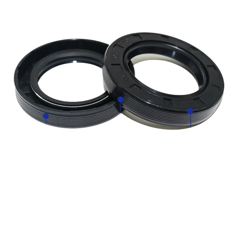 TC Type NBR Oil Seal, Rotary Shaft Seal with Metal Casing & Garter Spring, Sizes: 8×12×3, 8×12×4, 8×14×3, 8×14×4, 8×14×5, 8×14×8