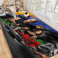 Fast & Furious Floor Mat Cheaper Anti-slip Modern Living Room Balcony Printed Bedside Mats