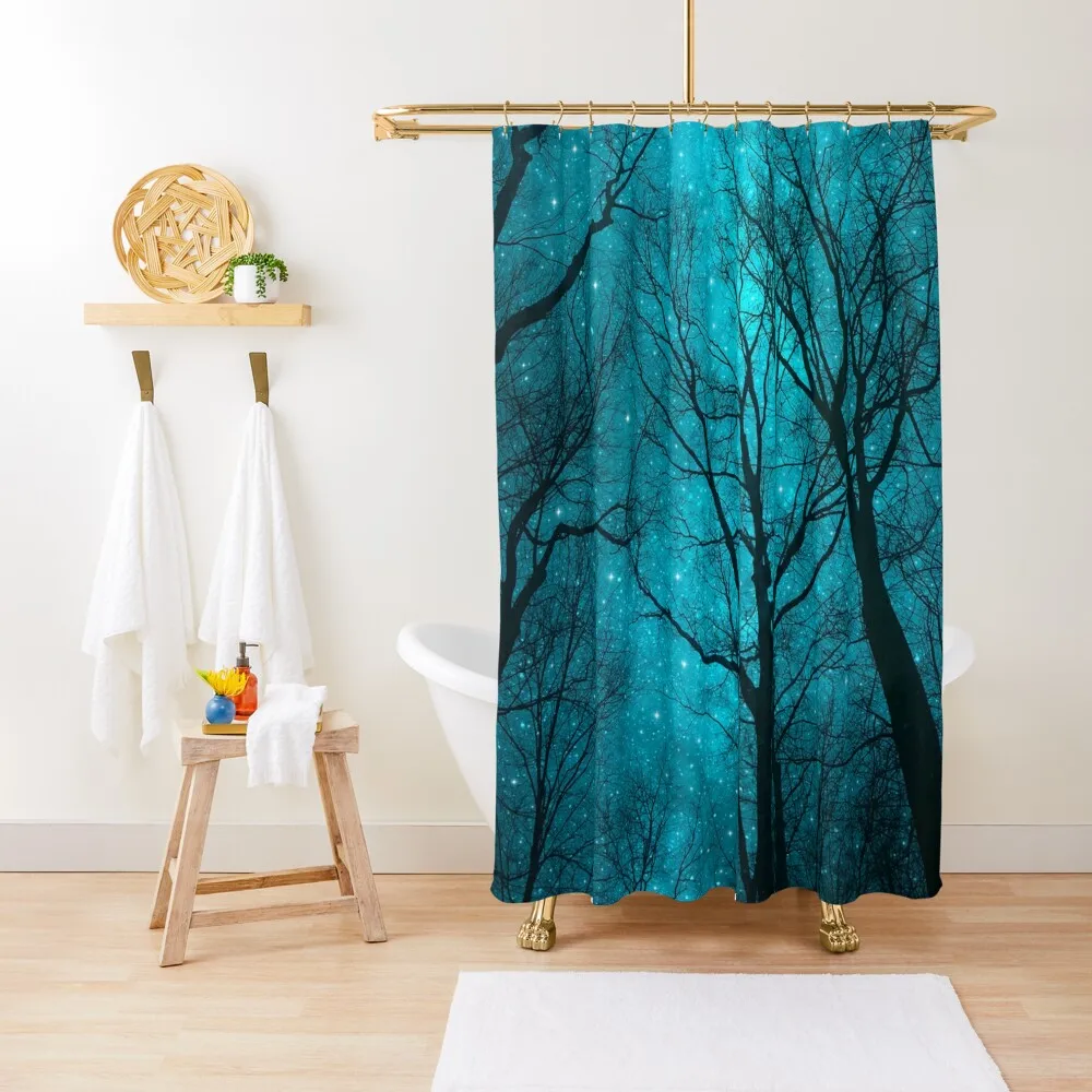 

Stars Can't Shine Without Darkness Shower Curtain Funny Shower Waterproof Bath And Anti-Mold Waterproof Fabric Shower Curtain