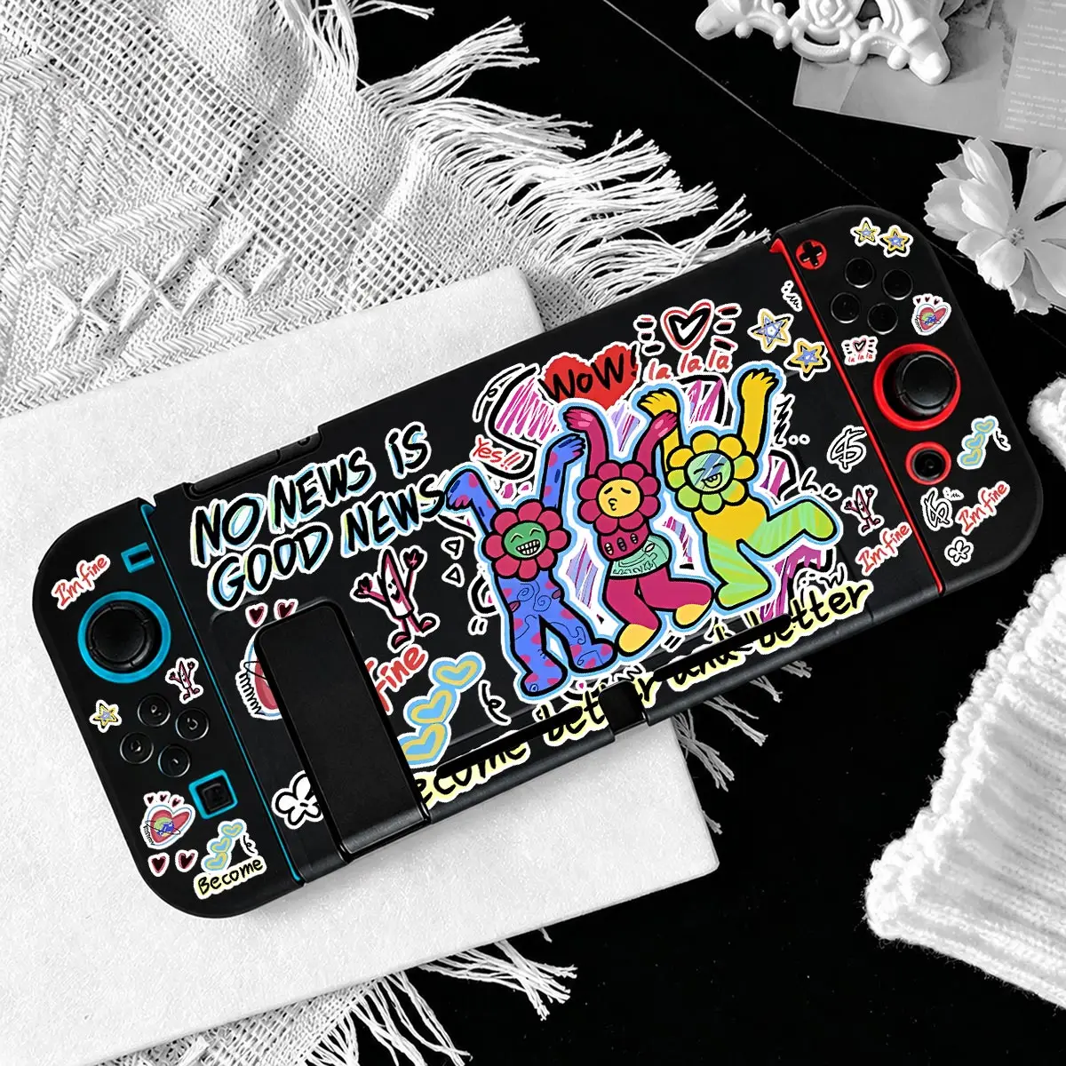 Protective Case Accessories Anti-Scratch Shell Protector for Nintendo Switch NS Game Console TPU Split Protective Case