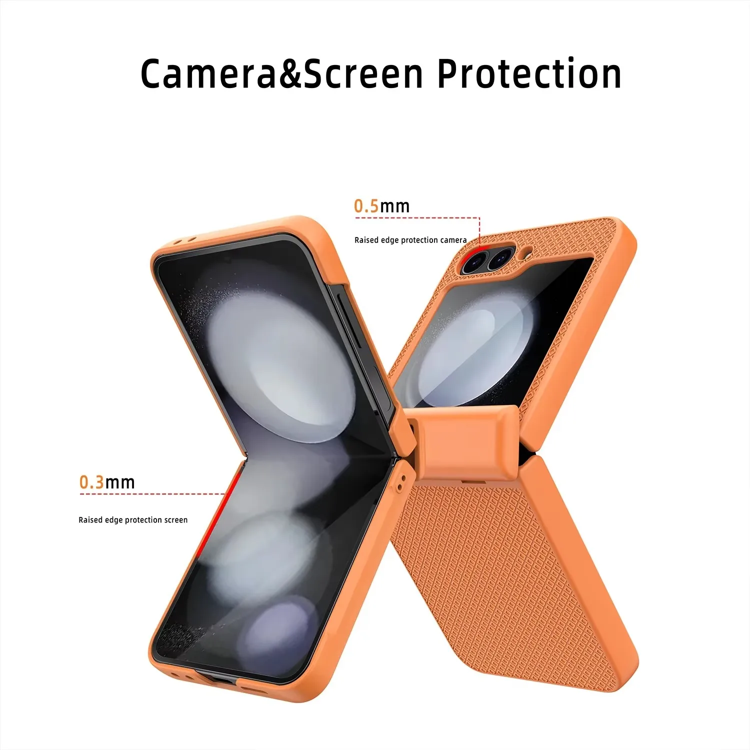 

Phone Shell Colorful Skin-Friendly Frosted Folding Hinge For Samsung Galaxy Z Flip 6 Shockproof Protection Accessories