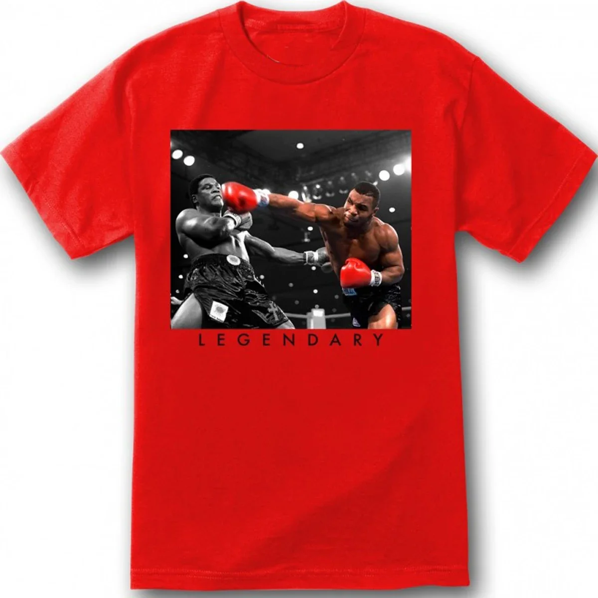 Mike streetwear camiseta vintage de moda para fanáticos del boxeo, Tyson Legendary Manga corta de algodón para hombre, cuello redondo, verano,