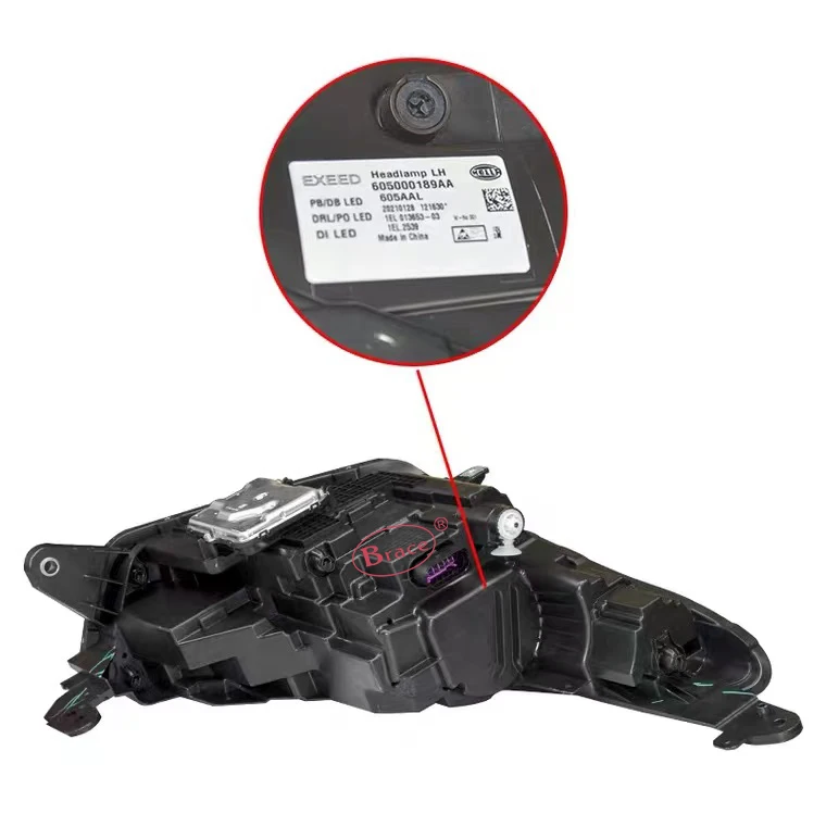 المصباح الأمامي الأصلي LED لشيري EXEED TXL OEM 605000189 أأ