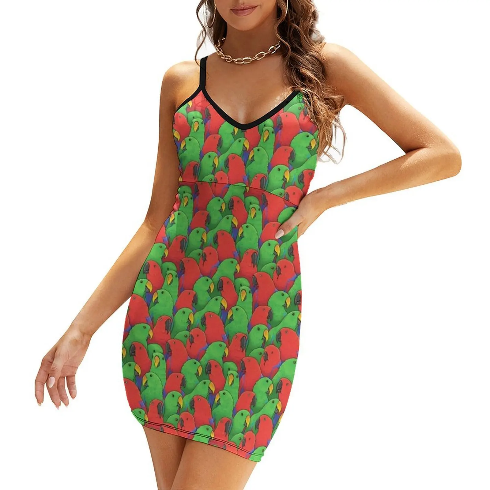 

Male and Female Eclectus Parrots Sling Dress Cocktail of dresses dress summer 2025 women ceremony dresses womens clothing