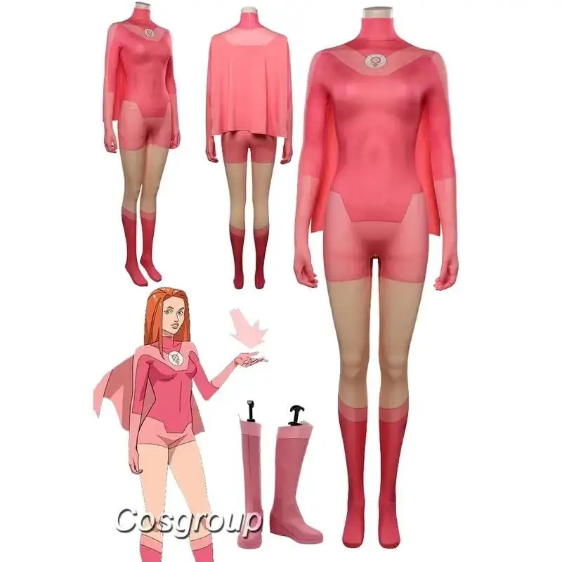 

Atom Eve Cosplay Women Costume Anime Invincible Roleplay Fantasia Woman Halloween Carnival Clothes For Female Disguise Dress Up