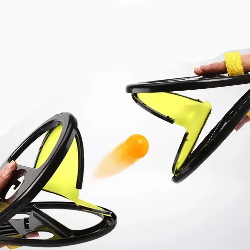 2 szt./zestaw Interaktywne gry w łapanie piłek dla rodziców i dzieci, do ogrodu i na plażę, gry sportowe, zestaw zabawek do rzucania i łapania piłek, prezent dla rodziny