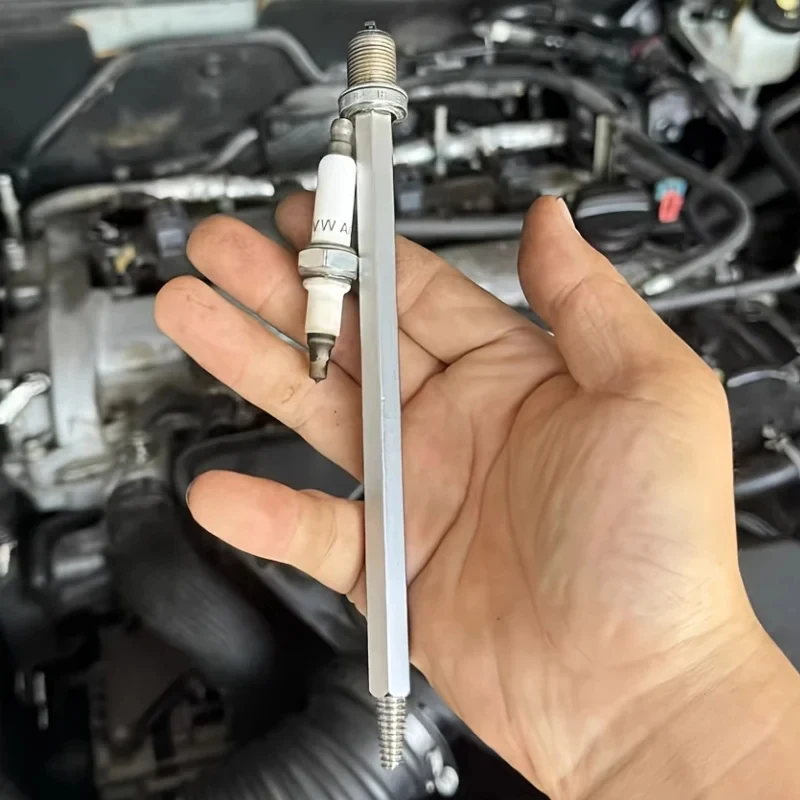 Reverse Thread Extractor, Broken Spark Plug & Screw Removal Tool, Inverted Cone Hexagon Car Repair Tool