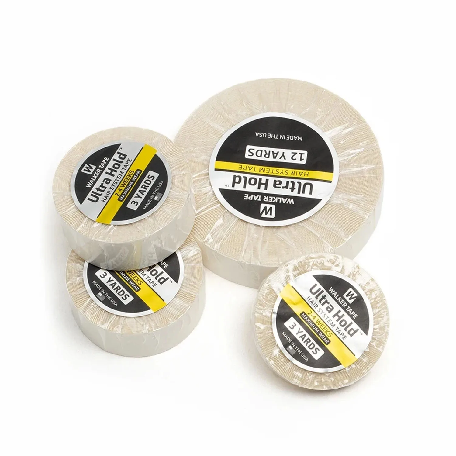 الترا عقد الدانتيل الباروكة الشريط الغراء لاصق نظام الشعر تمديد الشريط 3/12 ياردة ل وصلات شعر مستعار الشعر المستعار