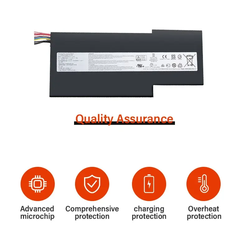 BTY-M6K Laptop Battery for MSI MS-17B4 MS-16K3 GF63 Thin 8RD 8RC GF75 Thin 3RD 8RC 9SC GF65 Thin 9SE/SX 10SDR