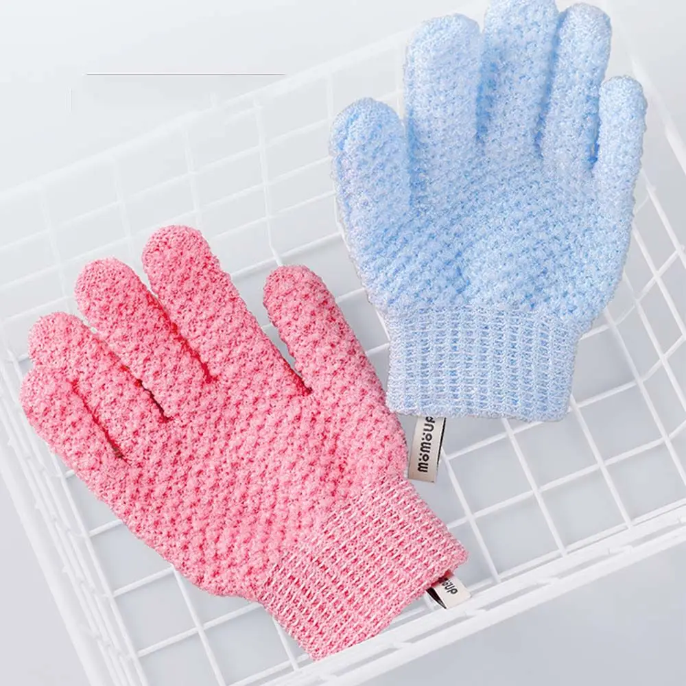 

Exfoliating Massage Gloves Two-Sided SPA Foam Body Brush Scrub Gloves Shower Gloves Five-Finger Bath Gloves Body Massage Sponge