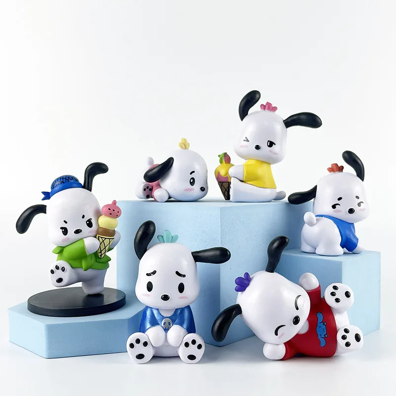 

Новое изысканное мороженое, собака, кукла, украшение, японский мультфильм Sanrio, украшение для рабочего стола для девочек, подарок