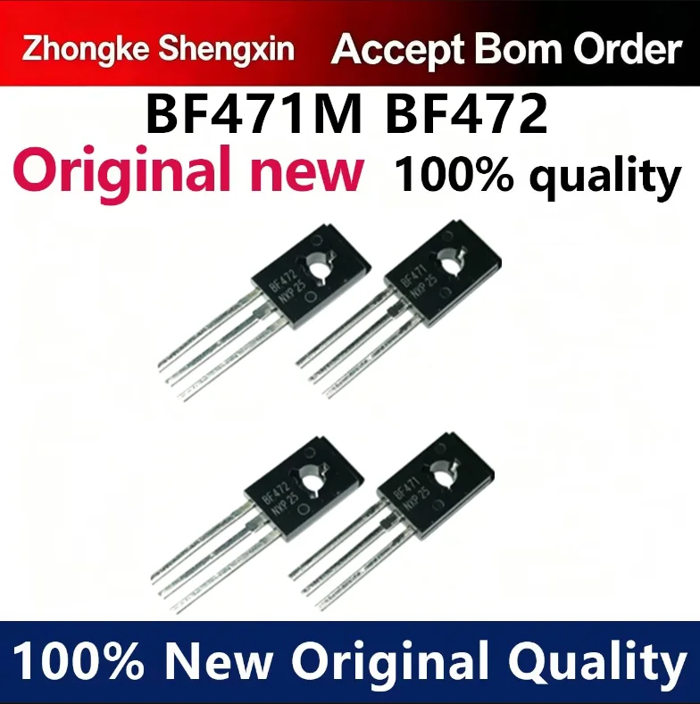 （5pcs）New BF471 BF472 Audio Pair Transistor Direct Insertion TO126