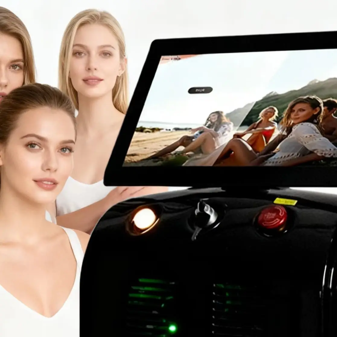 

Диодный лазер для удаления волос, портативный лазерный эпилятор Soprano 4000 Вт, 4 длины волн, детектор состояния кожи, безболезненный, для всех типов кожи, профессиональный