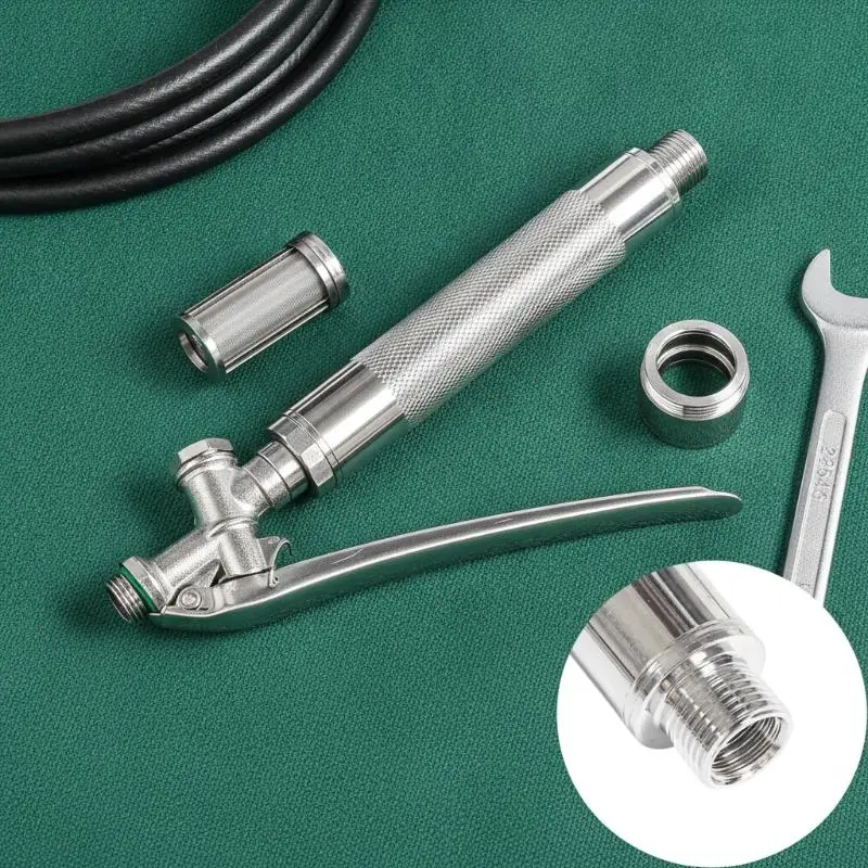 1/2Pcs Garden Accessories Stainless Steel Spray Handle Trigger Press Switch With Filter For Electric Spraying Hand Sprayer