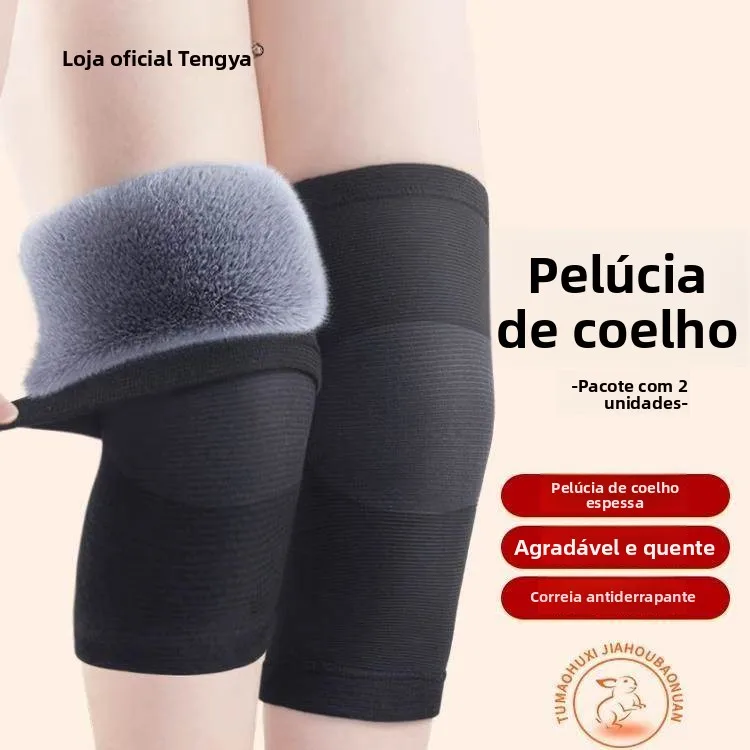 joelheiras-de-la-grossa-unissex-para-ciclismo-protecao-termica-simulacao-de-pele-de-coelho-para-homens-mulheres-e-idosos