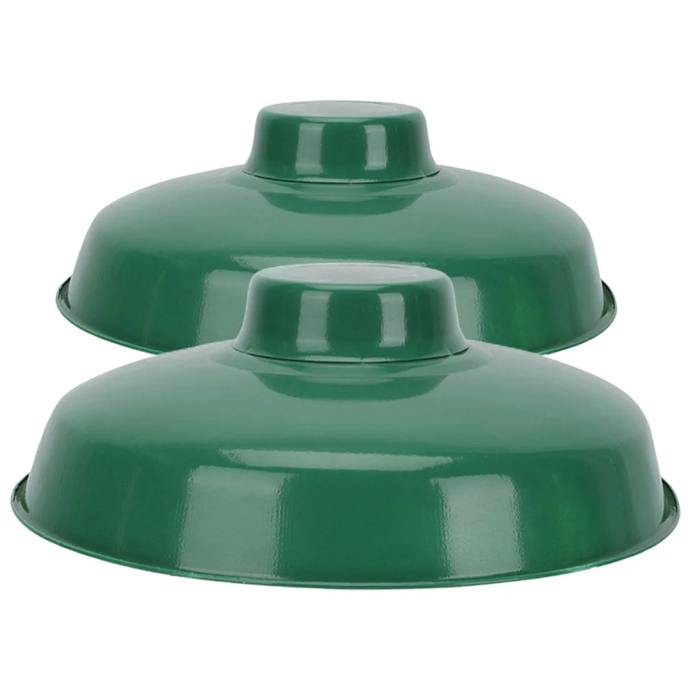 2 قطعة المينا الرجعية الأخضر عاكس الضوء مقاوم للماء الصناعية في الهواء الطلق غطاء خفيف للحدائق مصنع غطاء مصباح السقف #2