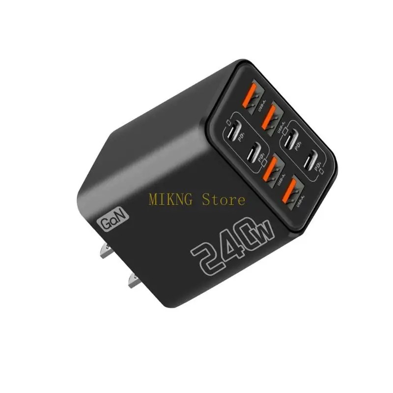 240WPD Chargers USB C and USB A Port GaNs Technology Fast Charging for Multiple Devices Best Sale