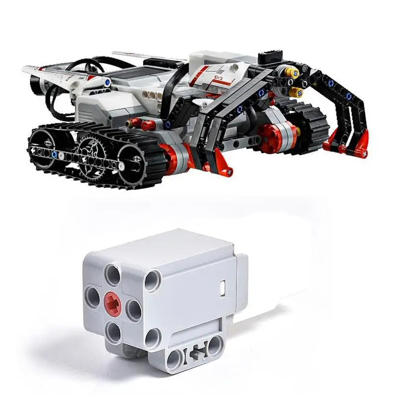 สำหรับ legoing Mindstorms Ev3ขนาดกลางมอเตอร์เซอร์โว45503 99455 45544 31313บล็อกบล็อกตัวต่ออุปกรณ์ของเล่น