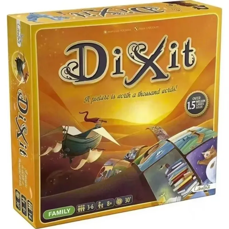 Dixit Words in English Party Strategy Board Games Card Board Games Card Interactive Games Children\'s Toys