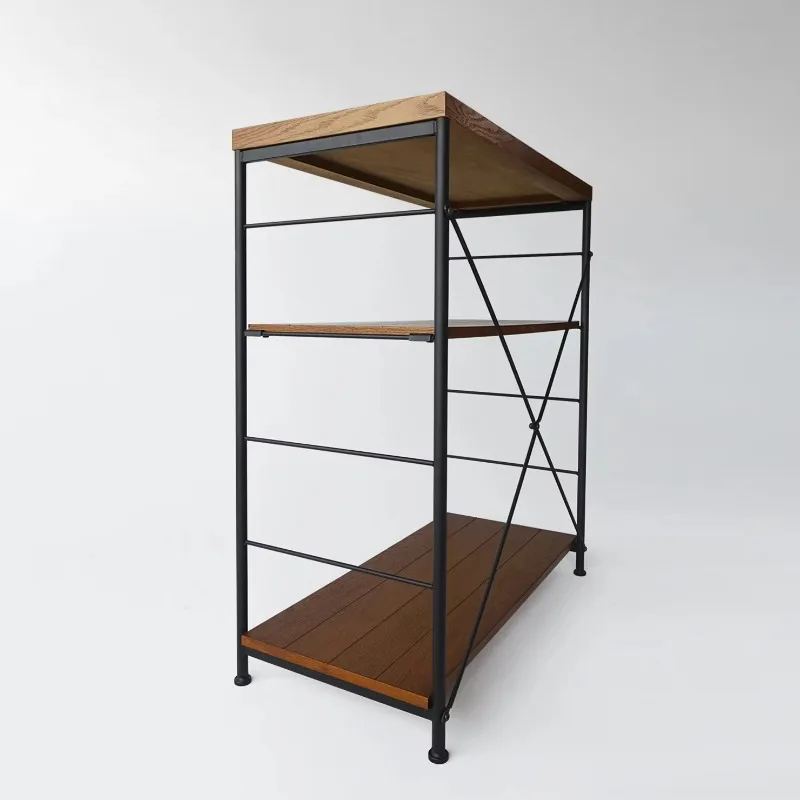 Mobili per ufficio, librerie, ripiani in metallo e legno a 3 piani