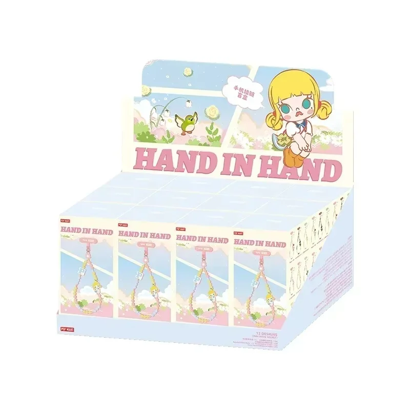 

POP MART Hand in Hand Series Kawaii Anime Blind Box Action Figures - Surprise Mystery Dolls Collectible Gift for Girls