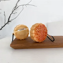 CHINA Mid-Autumn Festival Delicacy Moon cake 3D Earphone Case For AirPods pro 1 2 3 Soft silicon protection cover Headphone Case