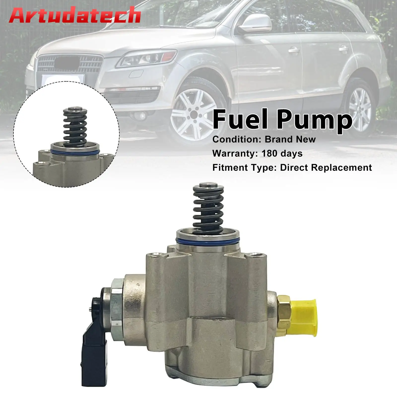 Artudatech Hochdruck-Kraftstoffpumpe 03H127025C Passend für Audi Q7 Passend für VW Touareg Passend für Cayenne 95511031600 LSHPPVW001