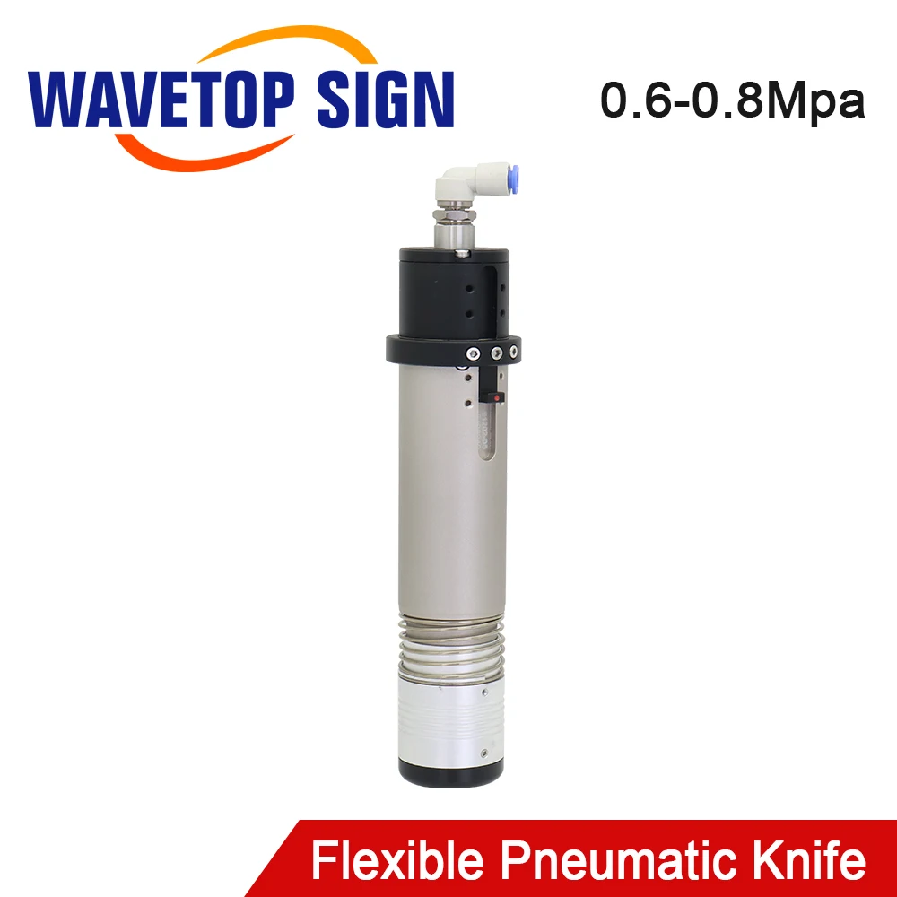 

WaveTopSign CNC Flexible Pneumatic Knife Vibrating Knife 0.6-0.8Mpa Amplitude 7-10mm for KT Board Foam Board ABS Plastic