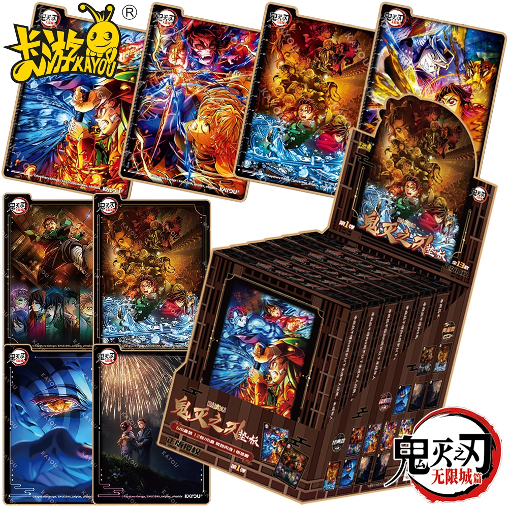 

KAYOU Official Demon Slayer Collection Drawing Board Cards Birthday Gifts Children's Hobbies Creative Peripheral Toys Ornaments