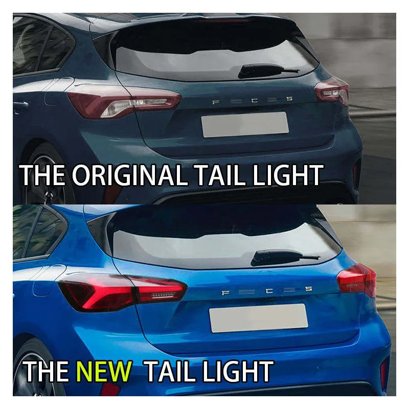 Stunningmore Car Light for Ford Focus 3 Sedan LED Taillight Taillamp 2019+ Auto Accessories Tail light Tail lamp